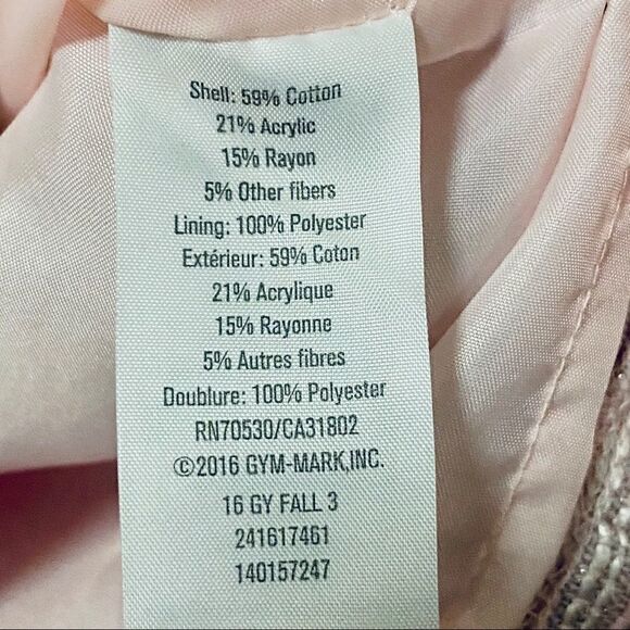 Gymboree mod retro pink white flowy A line dress - Picture 6 of 9